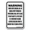 Signmission Safety Sign, 18 in Height, Aluminum, 12 in Length, Equine - South Carolina A-1218 Equine - South Carolina - alternate 1